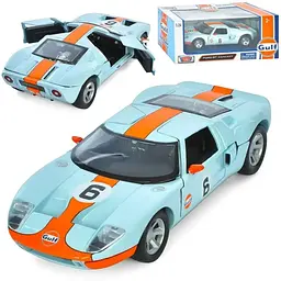 Машинка Ford GT 1:24 металева з відкривними дверима (79641)