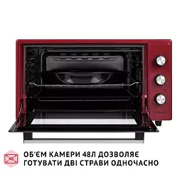 Електрична піч Perfelli TRIMO 48 RED - мініатюра 7