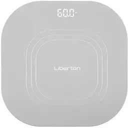 Ваги підлогові Liberton LBS-0814 SMART, Grey, LCD-дисплей, синхронизація по bloetooth, максимальна вага 180кг, точність