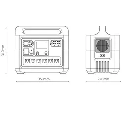 Зарядна станція Genergy GZE-1210 Zero 1500W 1228Wh - мініатюра 7