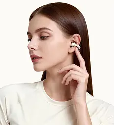 Кісткові навушники-кліпси з спрямованим звуком Langsdom TS-32 Pro з Bluetooth 6.0 Бежевий - мініатюра 5