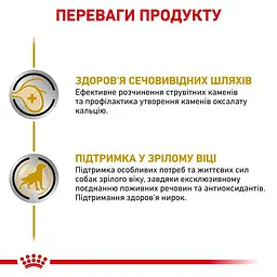 Консервований дієтичний корм Royal Canin Urinary S/O Aging 7+ для собак старше 7 років при захворюваннях нижніх сечовивідних шляхів, 85 г (12750019) - мініатюра 2