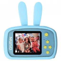Дитячий фотоапарат Зайчик Baby Photo Camera Rabbit ∙ Дитяча фото відео камера ∙ Таймер ∙ Вбудовані режими з масками та стікерами - мініатюра 4