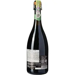 Ігристе вино Medici Ermete Quercioli Lambrusco Reggiano Frizzante DOC червоне сухе 11% 0.75 л - мініатюра 4
