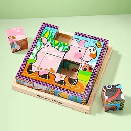 Кубики Melissa&Doug Ферма 16 елементів (MD775) - мініатюра 8