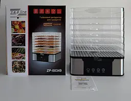 Сушарка для продуктів Zepline ZP-00349, 7 ярусів, 1000 Вт - мініатюра 2