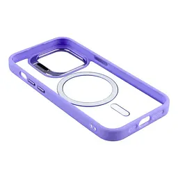 Чохол із підставкою MagSafe TPU PC Metal Stand Case Apple iPhone 14 Pro Purple - мініатюра 4