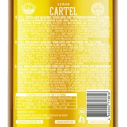 Пиво безалкогольне Senor Cartel Cero світле 0.4% 0.33 л  - мініатюра 3