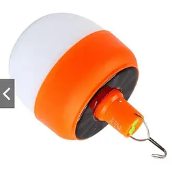 Кемпінговий ліхтар лампа акумуляторна з сонячною батареєю Energy saving lamp Vkstar Lf-1525 60Вт - мініатюра 5