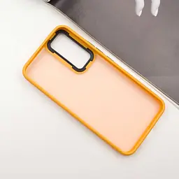 Чохол TPU+PC Lyon Frosted для Samsung Galaxy A15 4G/5G / M15 5G Orange - мініатюра 3