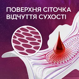 Прокладки гігієнічні Libresse Ultra Goodnight Large Поверхня сіточка 8 - мініатюра 9