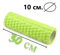 Набір для масажу та йоги PowerPlay PP_4097 (Ролик 30*10 + 2-ва мячі) Green + гумка 5.5 кг (PP_4097_Green) - мініатюра 8