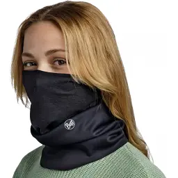 Мультипов'язка Buff Windproof Solid Black - мініатюра 4