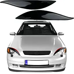 Вії фар для Opel Astra G 1998-2009 2 шт Voron Glass (RO10002)