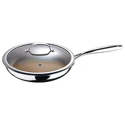 Сковорода MasterPro Giro-gold(US) з кришкою 30 см (MPUS10162-STSMS)