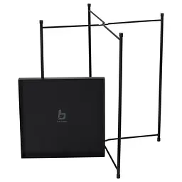 Складний стіл Bo-Camp Bedford 30x30 cm Black (1404324), Чорний - мініатюра 3
