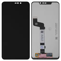 Дисплей для Xiaomi Redmi Note 6 Pro, чорний, без рамки, , з широким обідком, M1806E7TG, M1806E7TH, M1806E7TI