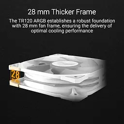 Комплект вентиляторів ASUS TUF Gaming 120мм TR120 ARGB Reverse Triple Pack White (90DA00D3-B09020) - мініатюра 15