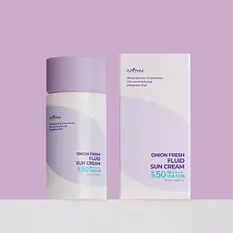 Легкий сонцезахисний флюїд 50 мл Isntree Onion Fresh Fluid Sun Cream SPF50 PA++++ - мініатюра 2