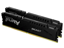 Модуль пам'яті Kingston FURY Beast Black DDR5 32GB (2x16GB) 5600Mhz (KF556C40BBK2-32) - мініатюра 2