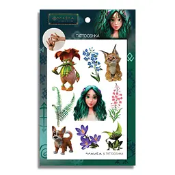 Тимчасові тату Чарівний світ Мавки Tattooshka LM-03 (4825800011027) shop (4825800011027) - мініатюра 1