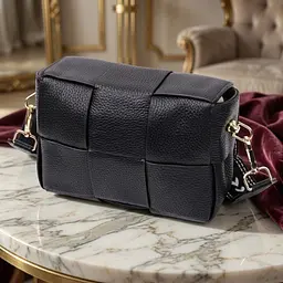 Класична вечірня сумка для жінок з палітурками з натуральної шкіри Vintage 22313 чорна - мініатюра 4