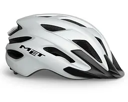 Шолом Met Crossover CE Metallic White XL (1052-3HM 149 CE00 XL BI1) - мініатюра 2