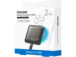 SSD-накопичувач Team PD20M Mag Portable 2 TB Titanium Gray (TPSEG2002T0C108) - мініатюра 10