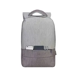 Рюкзак для ноутбука RivaCase 15.6" 7562 grey/mocha anti-theft (7562Grey/Mocha) - мініатюра 8