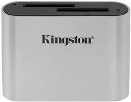 Кардрідер USB 3.2 Type-C > 2xSD UHS-II Workflow Срібний Kingston teh0013761