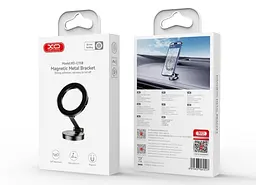 Автодержатель XO C158 Universal Magnetic 360 rotating Phone Holder черный (7109738) - миниатюра 4