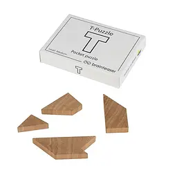 Дерев'яна міні головоломка "T-Puzzle pocket puzzle" Заморочка 5001en