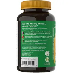 Кальцій та вітамін D3 Nature's Way смак малини-лимонаду та полуниці 60 жувальних цукерок (NWY10255) - мініатюра 3