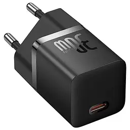 Мережевий зарядний пристрій Baseus GaN5 Fast Charger Xiaomini 1C 30W EU CCGN070401 Black - мініатюра 2