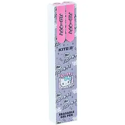 Ручка Пиши-стирай Kite HK24-069-2 Hello Kitty синя, 2шт у пеналі (1/4/640) - мініатюра 4