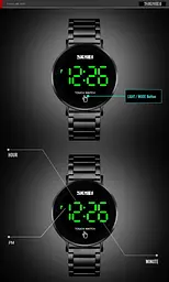 Наручний годинник Skmei 1550 Black, 1550SBK (18362) - мініатюра 9