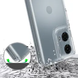 Силіконовий чохол BeCover для Motorola Moto G85 Transparancy (712285) - мініатюра 6