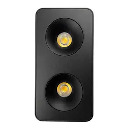 Світильник точковий накладний SIDNEY-2L 20W 4000K IP20 чорний Violux ( 330471 ) - мініатюра 4