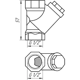Фільтр грубого очищення для газу Itap 1/2″ 193 000016933 - мініатюра 5