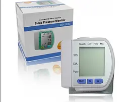 Тонометр на зап'ястя СК-102 Automatic Whatch Blood Pressure - мініатюра 2