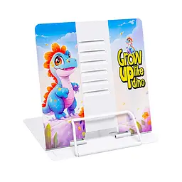 Підставка для книг "Grow up like dino" Bambi LTS-8226-2 металева