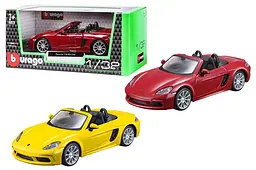 Іграшкова легкова машинка Porsche 718 Boxster 1:32 Bburago 18-43049