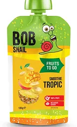 Фруктове пюре-смузі Bob Snail Банан-Ананас-Манго 120 г (4820219346388)