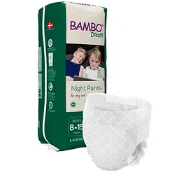 Нічні ЕКО Підгузки-трусики для хлопчиків Bambo Dreamy Night Pants Boys (35-50 кг.)