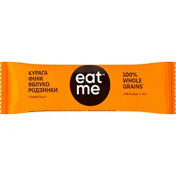 Батончик EatMe Курага, финик, яблоко, изюм, злаки 40 г