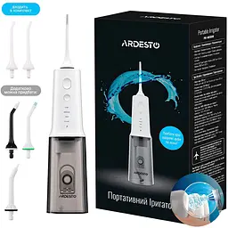Портативний іригатор Ardesto 320 мл (POI-MD300W) - мініатюра 7