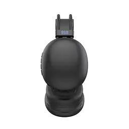 Бездротові навушники PG 830 RGB Bluetooth гарнітура з мікрофоном накладні чорний - мініатюра 4