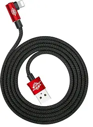 Кабель Baseus MVP Elbow Type Cable USB for IP 1.5 A 2 m Red (CALMVP-A09) - мініатюра 3