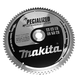 Диск пиляльний для алюмінію 305х30 мм 80T Makita Specialized for aluminum cutting B-09678