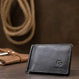 Чоловічий шкіряний зажим для грошей GRANDE PELLE 12х8х0.7 см acs0018649 - мініатюра 7